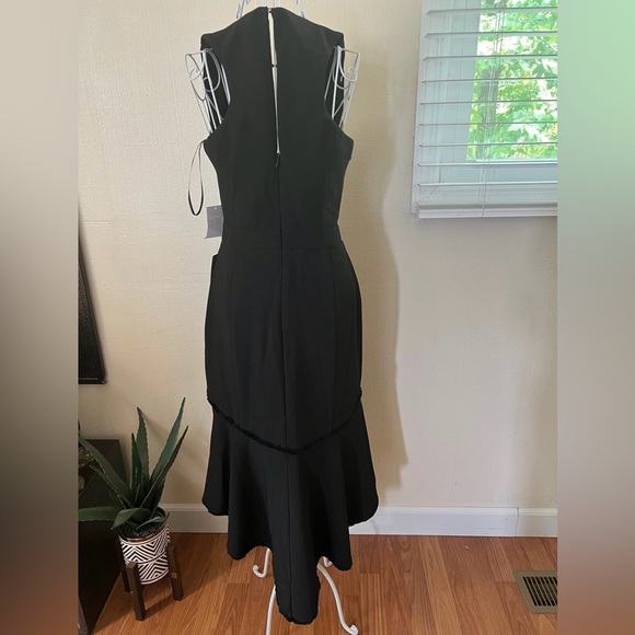 Nordstrom Harlyn Black Cut Out Drop Waist Cocktail Dress, Small, NWT - Picture 3 of 7